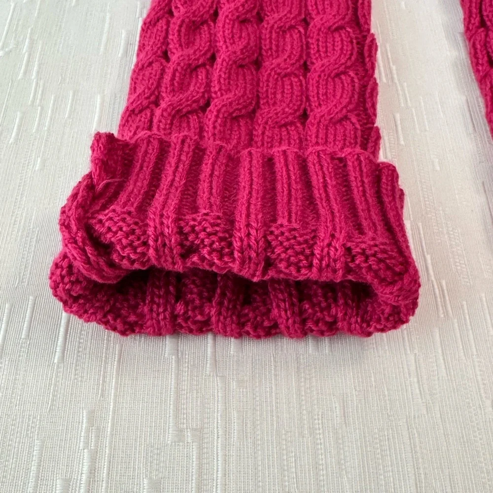 Hot Pink Cable Knit Leg Warmers | Little & Young Girls | NWOT | Winter